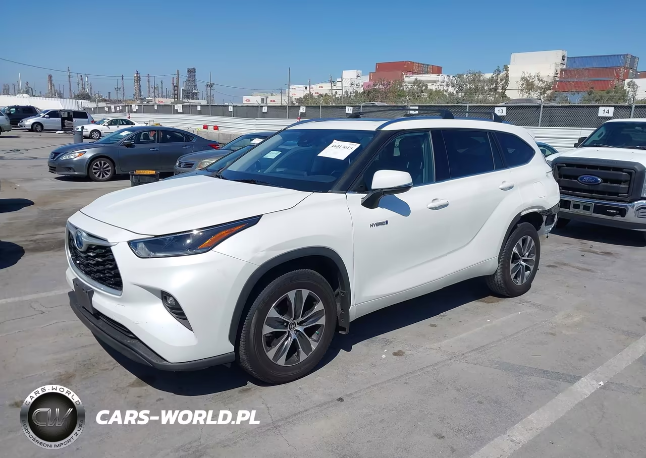 2021 Toyota Highlander Hybrid Xle VIN:5TDHARAH0MS009891 - 2