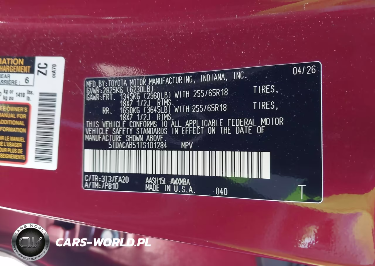 2026 Toyota Grand Highlander Hybrid Xle VIN:5TDACAB51TS101284 - 9
