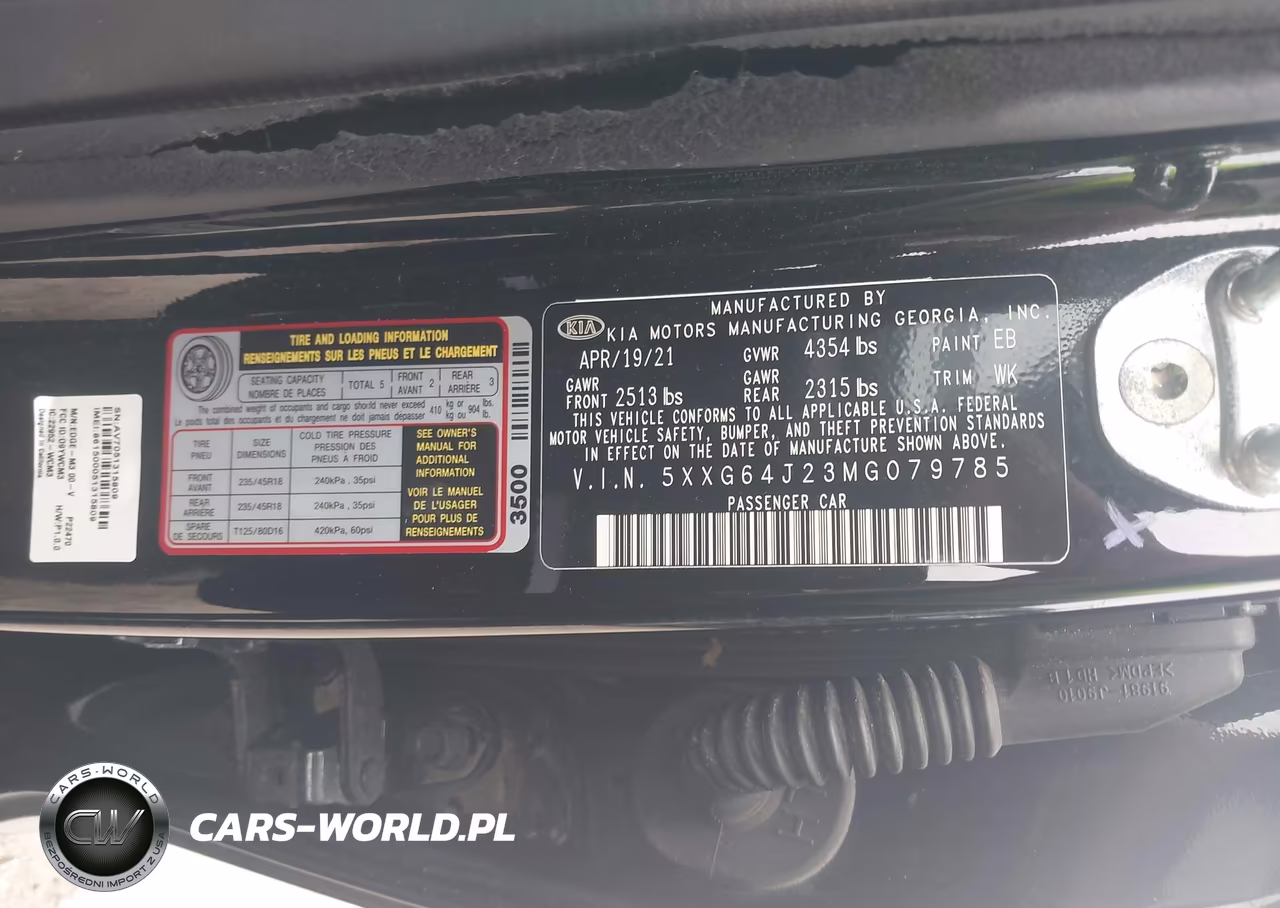 2021 Kia K5 Gt-Line VIN:5XXG64J23MG079785 - 9