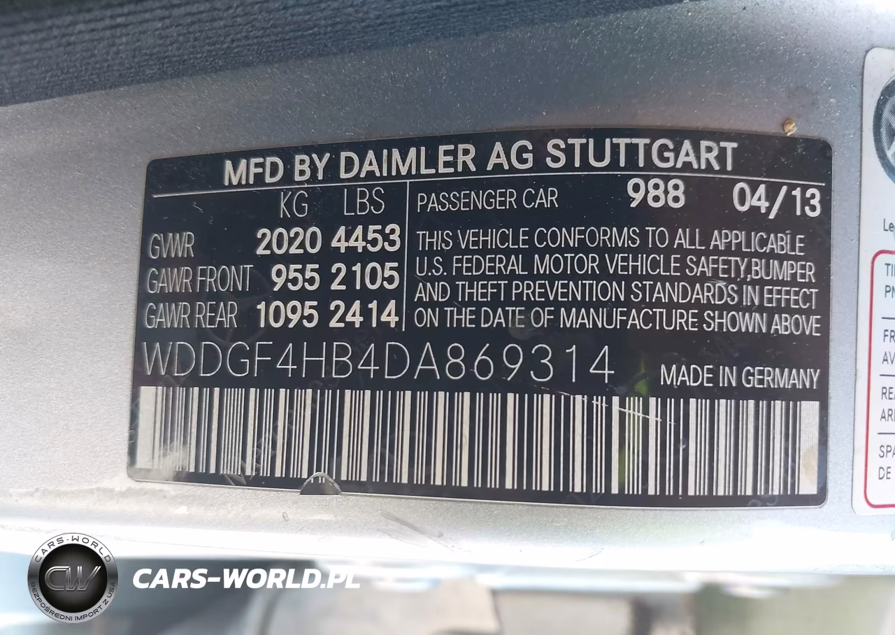 2013 Mercedes-Benz C 250 Sport VIN:WDDGF4HB4DA869314 - 9