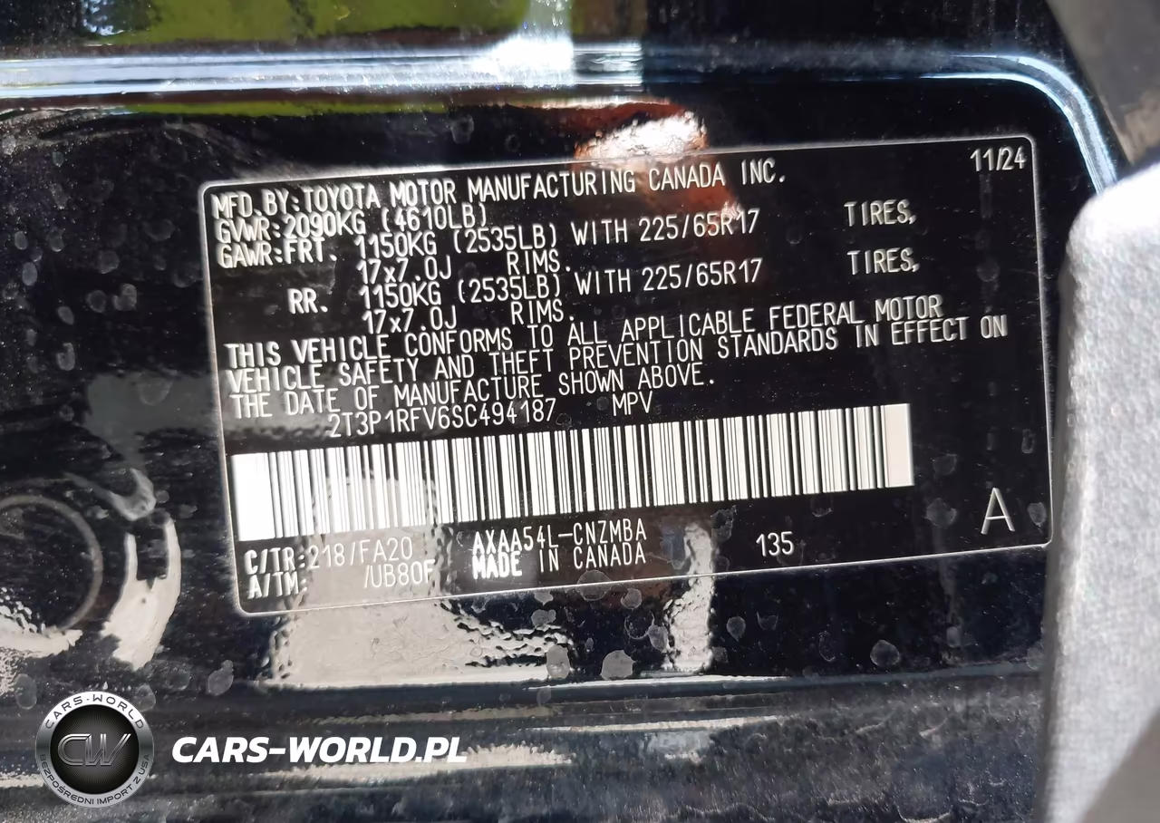 2025 Toyota Rav4 Xle VIN:2T3P1RFV6SC494187 - 9