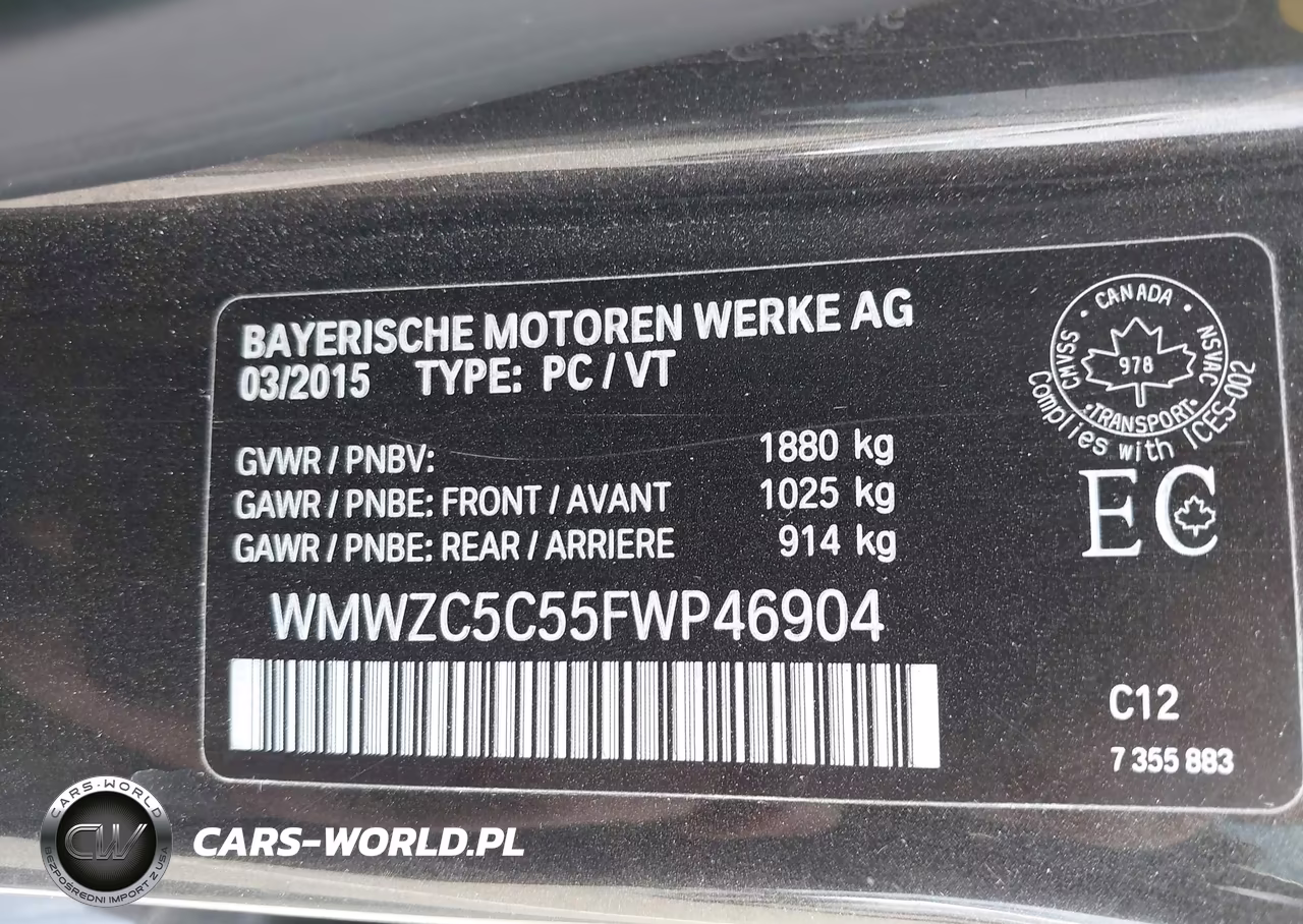 2015 Mini Countryman Cooper S VIN:WMWZC5C55FWP46904 - 9