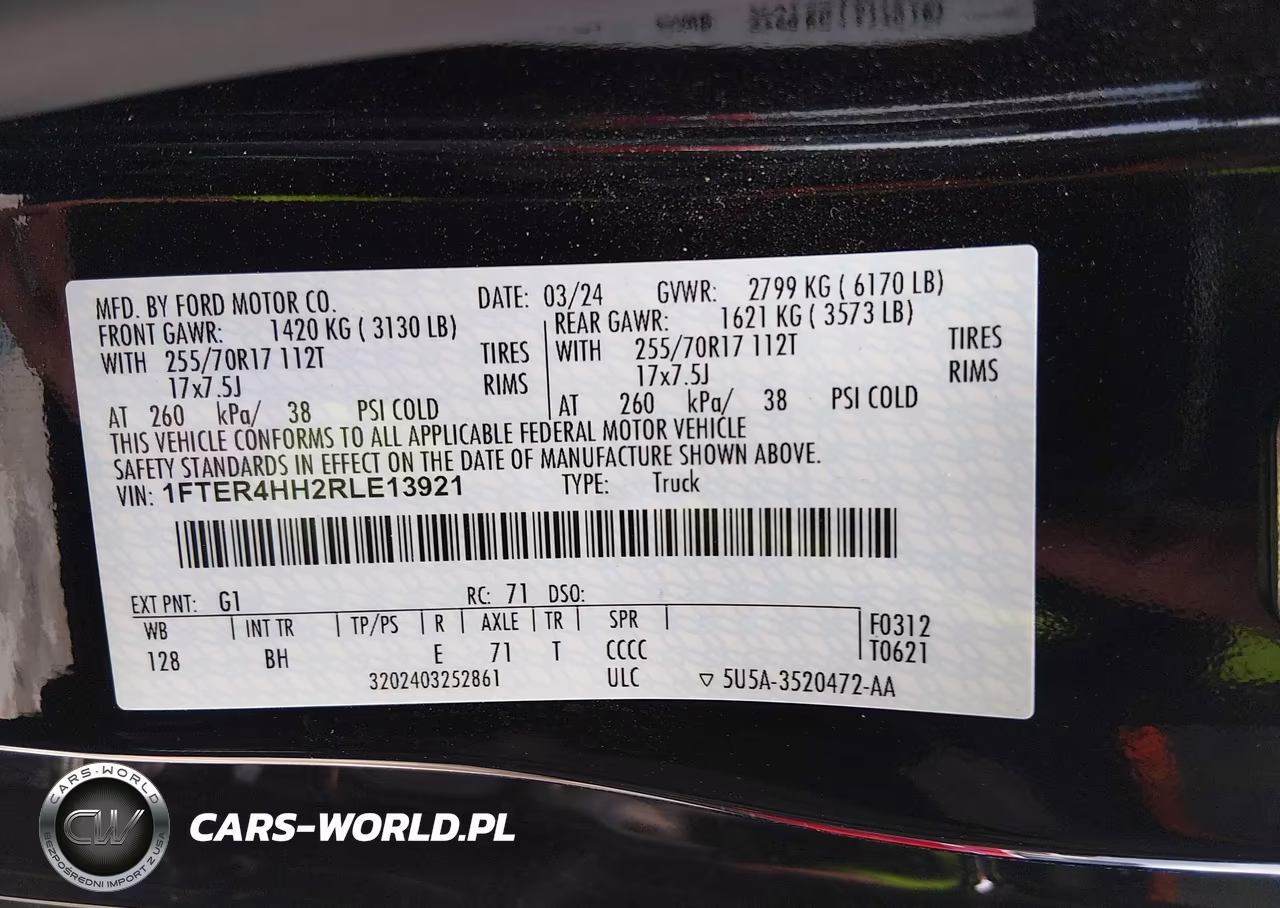 2024 Ford Ranger Xlt VIN:1FTER4HH2RLE13921 - 9