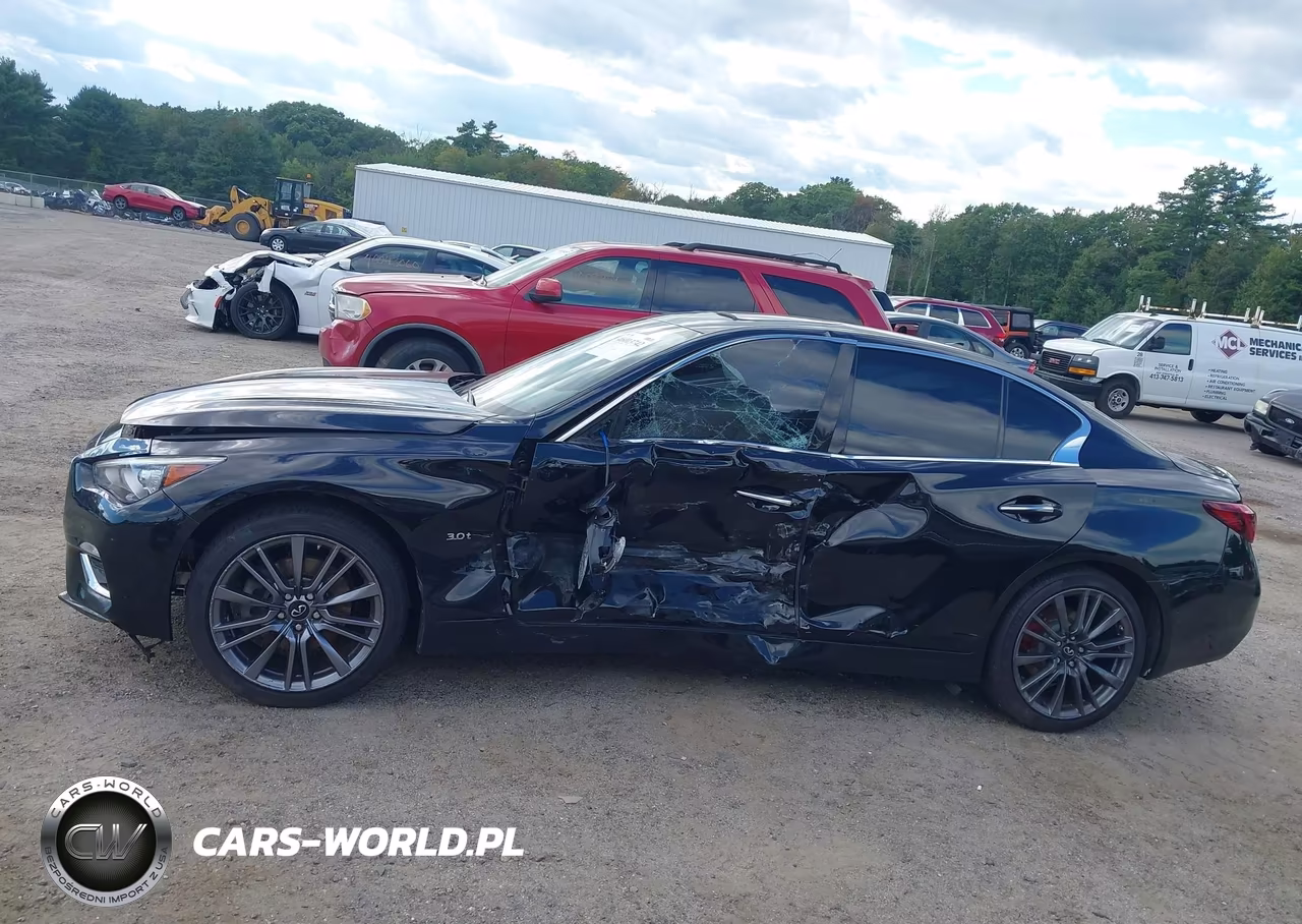 2019 Infiniti Q50 3.0T Luxe VIN:JN1EV7AR2KM554913 - 14