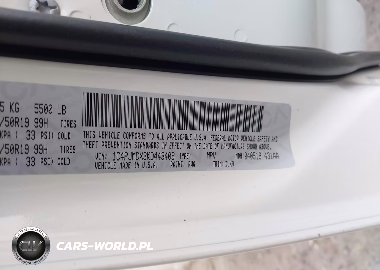 2019 Jeep Cherokee High Altitude 4X4 VIN:1C4PJMDX3KD443409 - 9