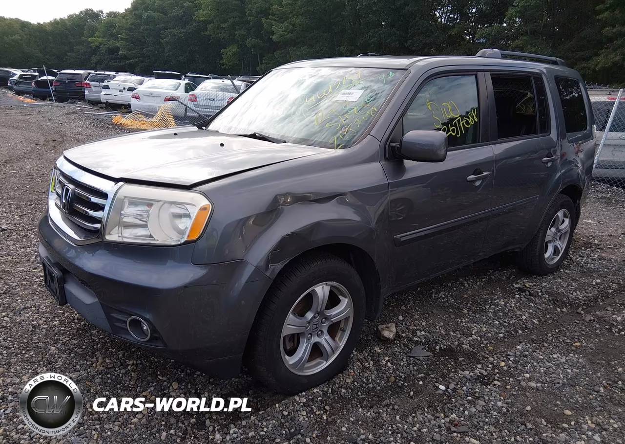2013 Honda Pilot Ex-L VIN:5FNYF4H57DB052077 - 2