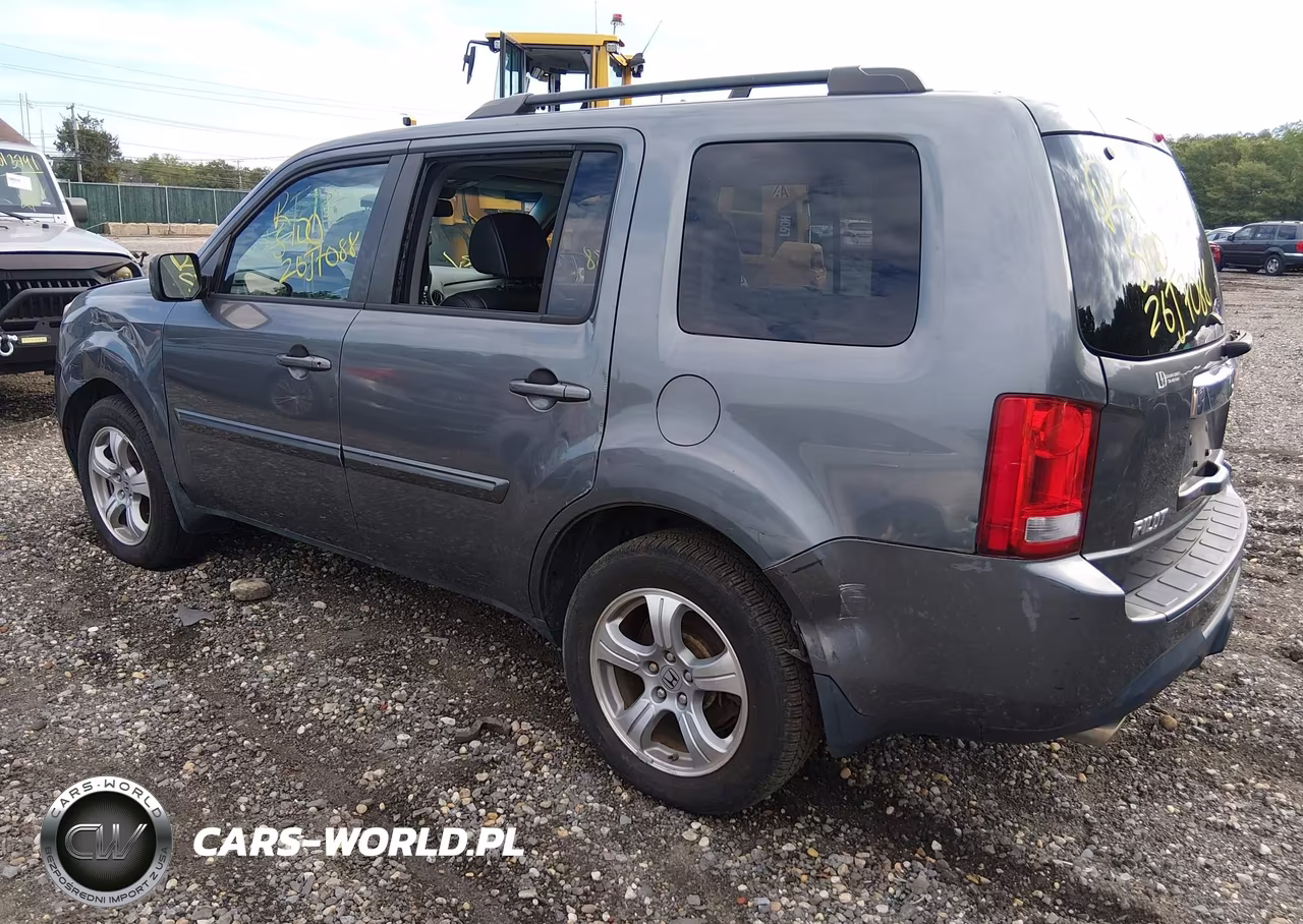 2013 Honda Pilot Ex-L VIN:5FNYF4H57DB052077 - 3