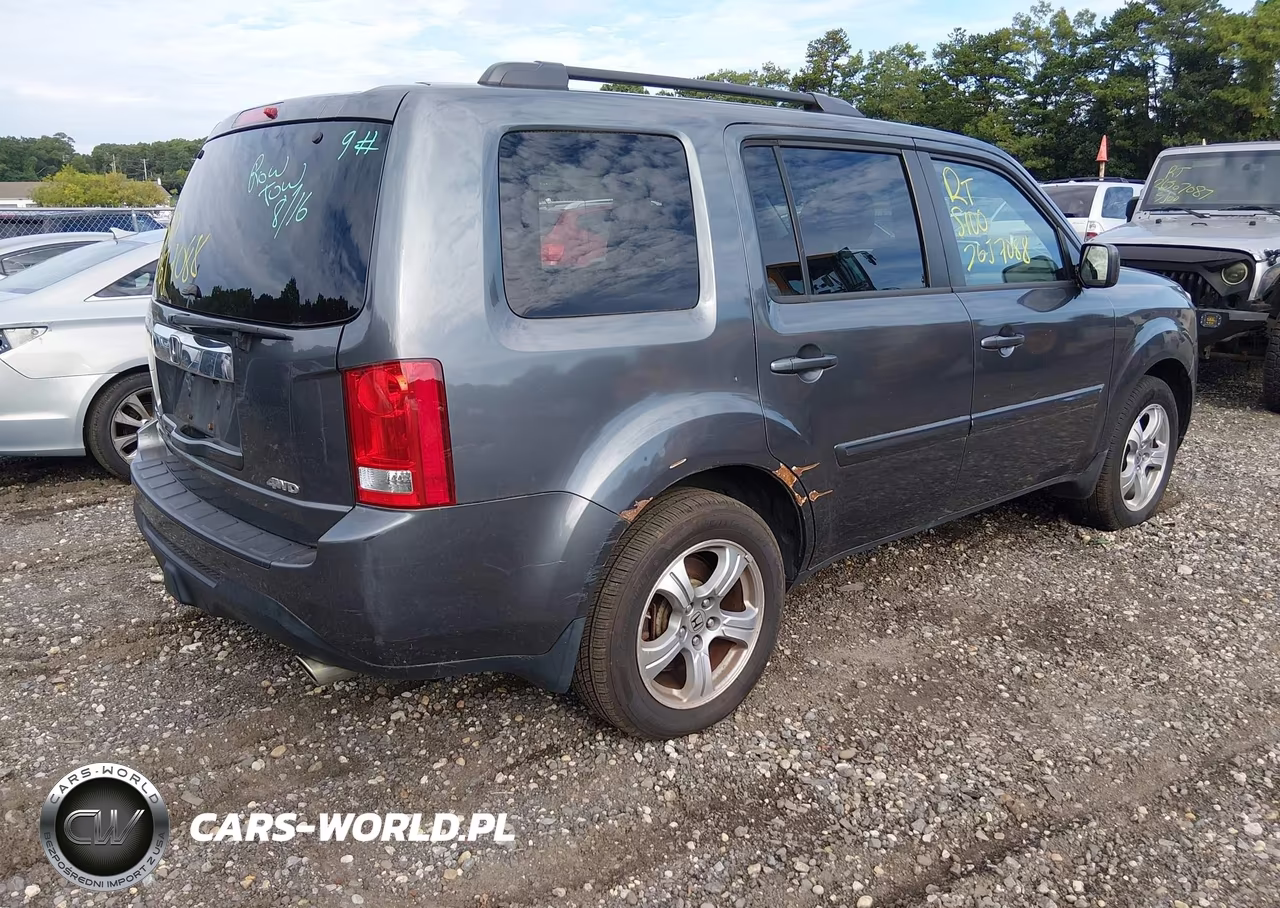 2013 Honda Pilot Ex-L VIN:5FNYF4H57DB052077 - 4