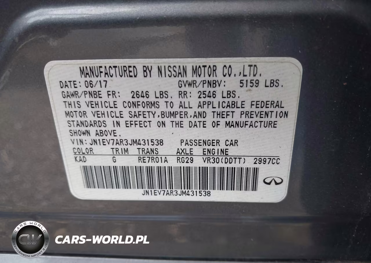 2018 Infiniti Q50 3.0T Luxe VIN:JN1EV7AR3JM431538 - 9