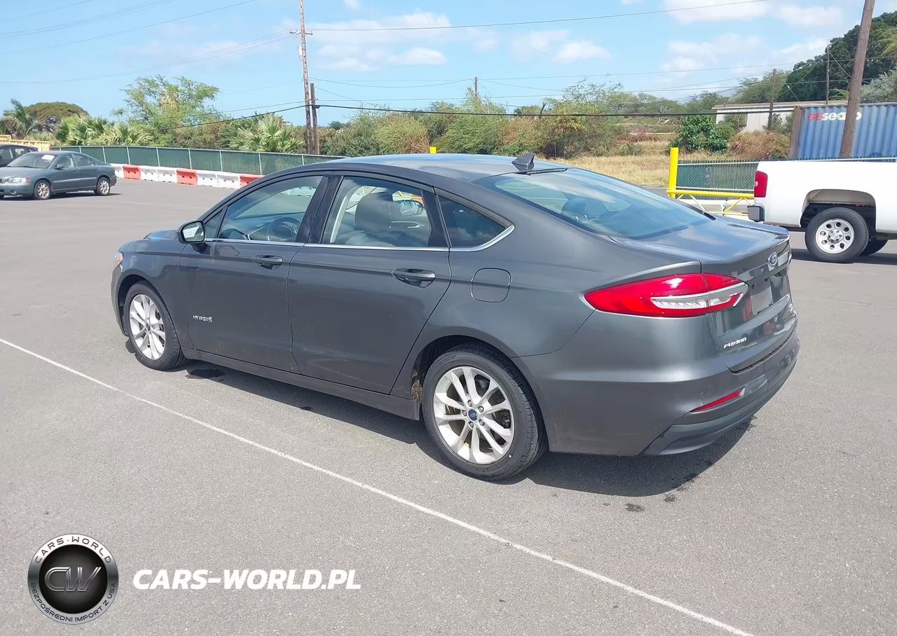 2019 Ford Fusion Hybrid Se VIN:3FA6P0LU8KR149575 - 3