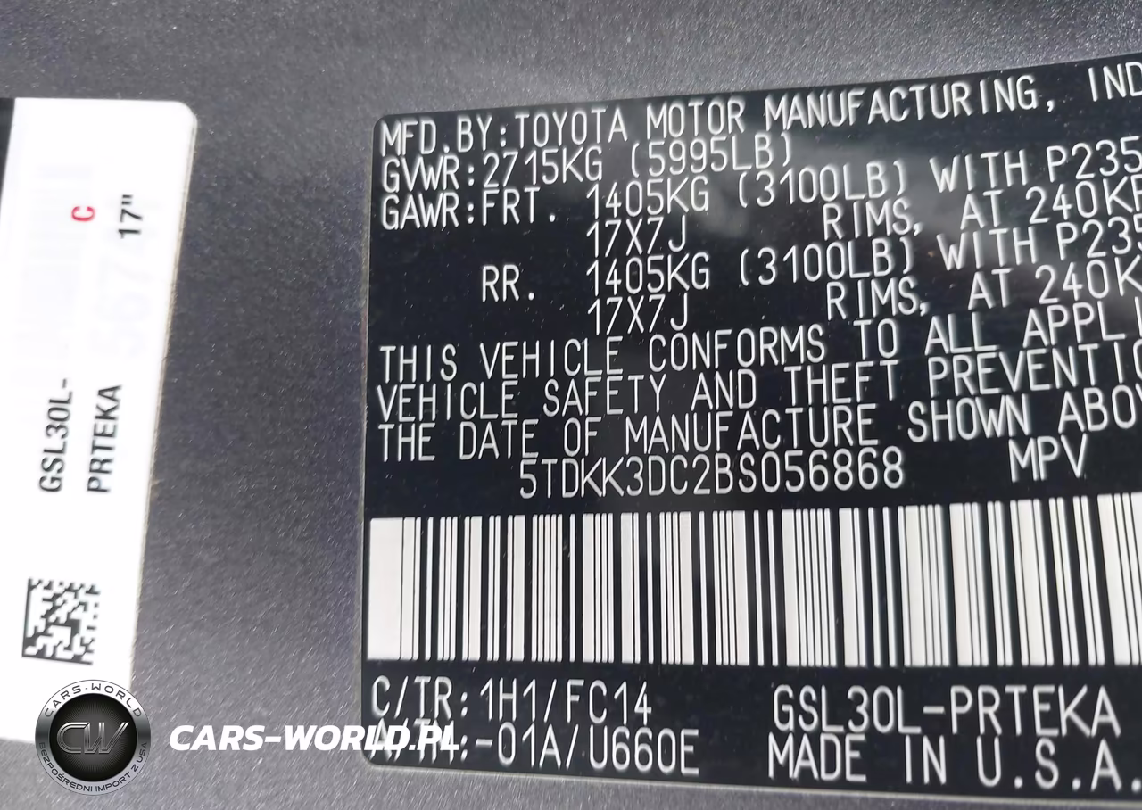 2011 Toyota Sienna Le V6 VIN:5TDKK3DC2BS056868 - 9