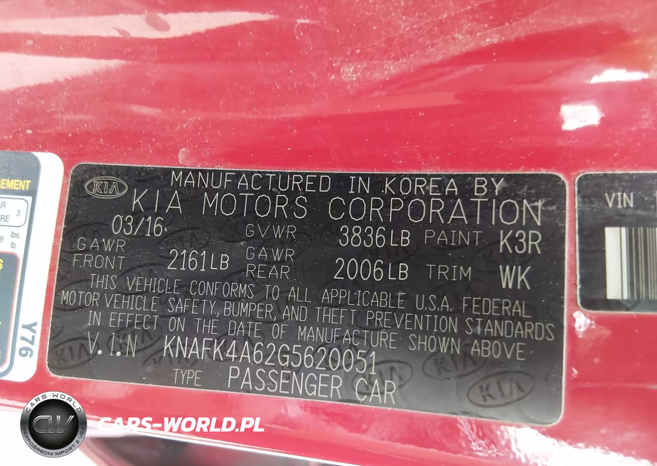 2016 Kia Forte Lx VIN:KNAFK4A62G5620051 - 9