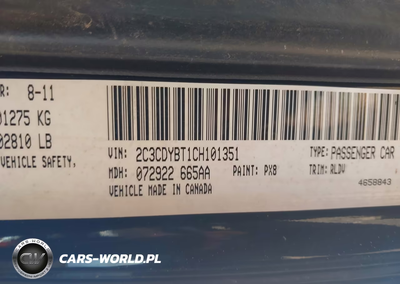 2012 Dodge Challenger R-T VIN:2C3CDYBT1CH101351 - 9