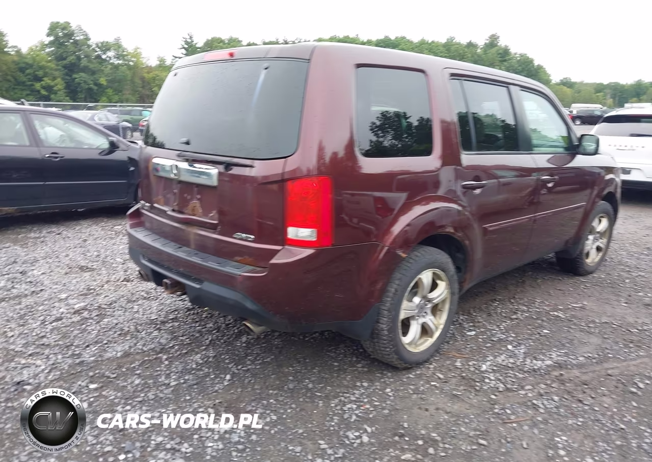 2013 Honda Pilot Ex-L VIN:5FNYF4H53DB046132 - 4