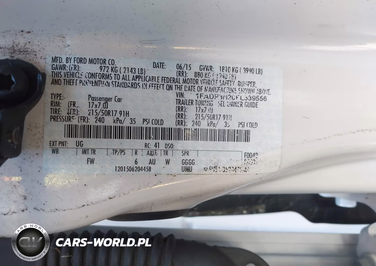 2015 Ford Focus Titanium VIN:1FADP3N20FL339556 - 9