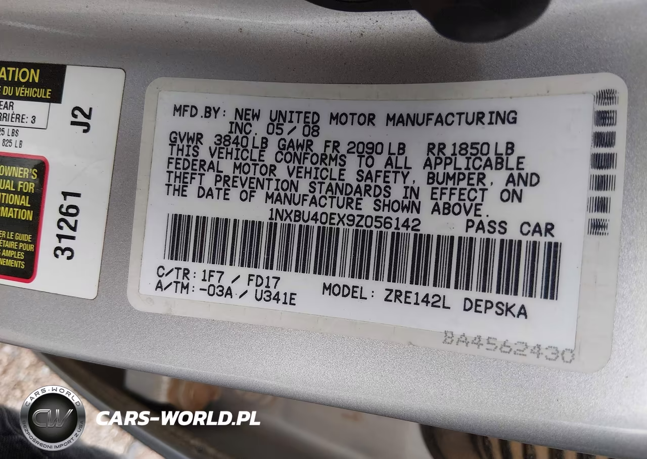 2009 Toyota Corolla S VIN:1NXBU40EX9Z056142 - 9