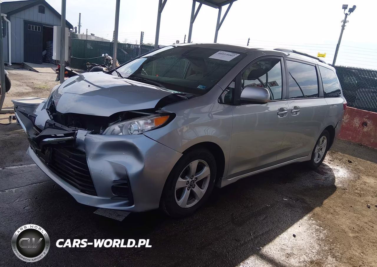 2020 Toyota Sienna Le VIN:5TDKZ3DC0LS035787 - 2