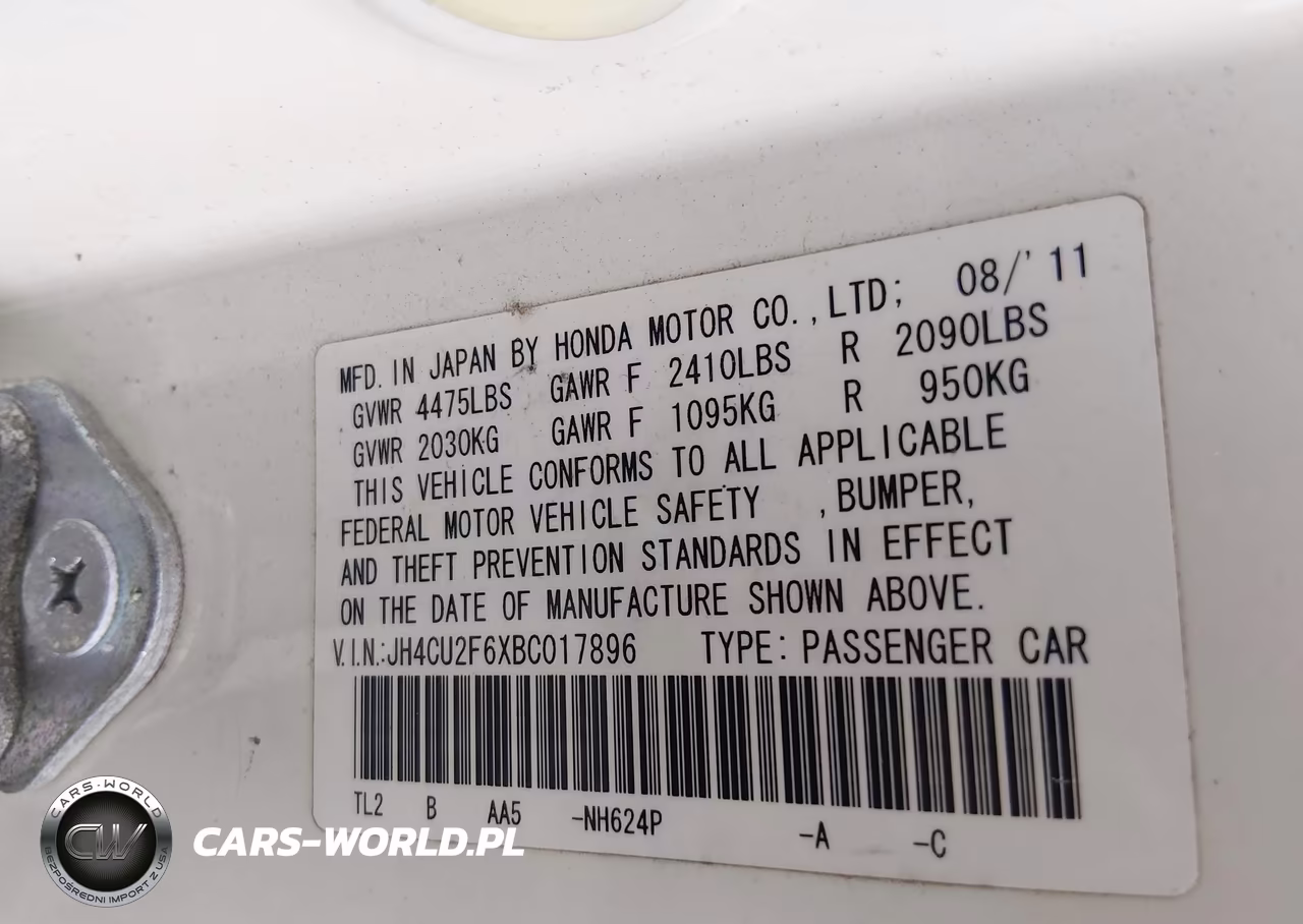 2011 Acura Tsx 2.4 VIN:JH4CU2F6XBC017896 - 9