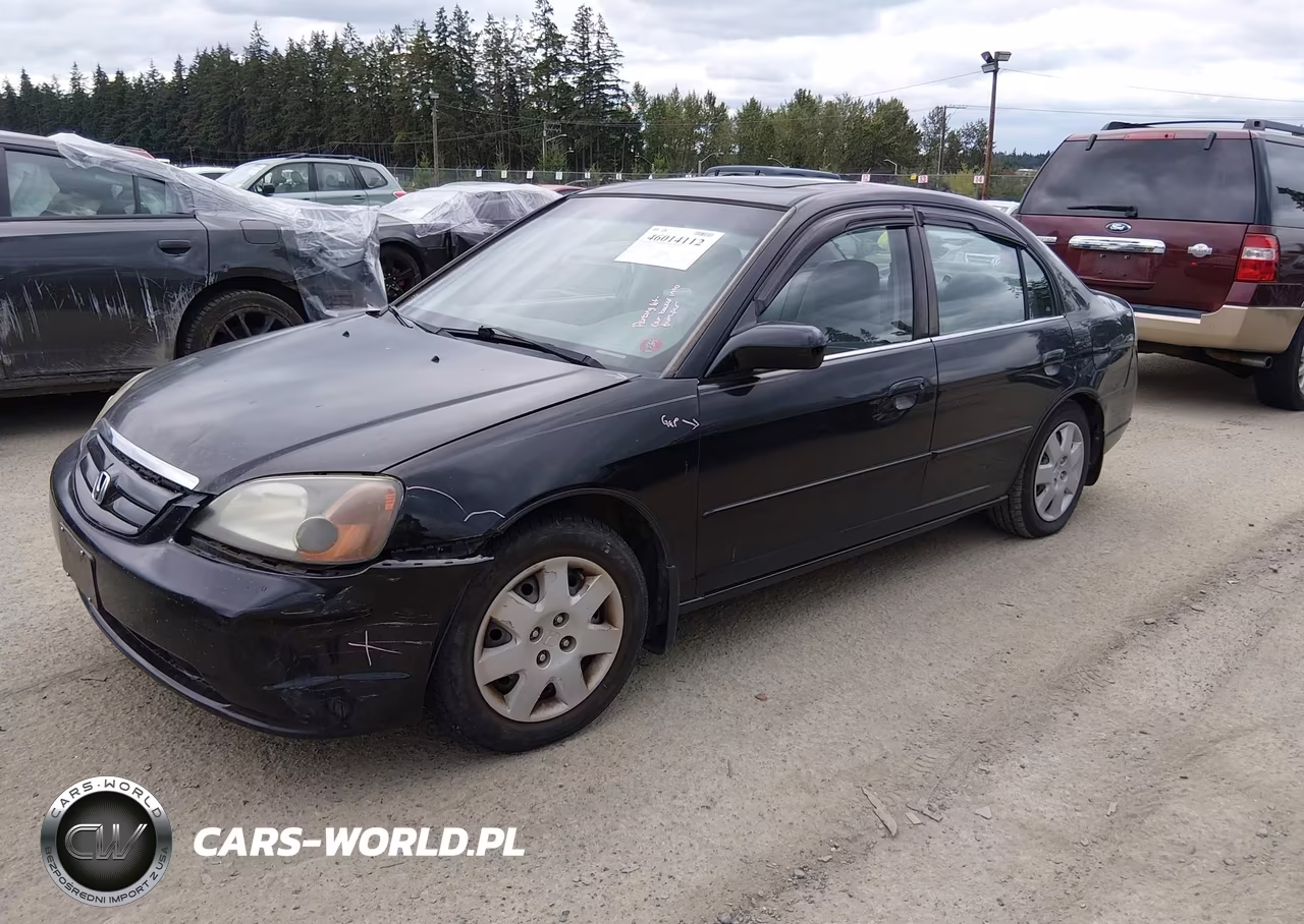2001 Honda Civic Ex VIN:2HGES26711H608303 - 2