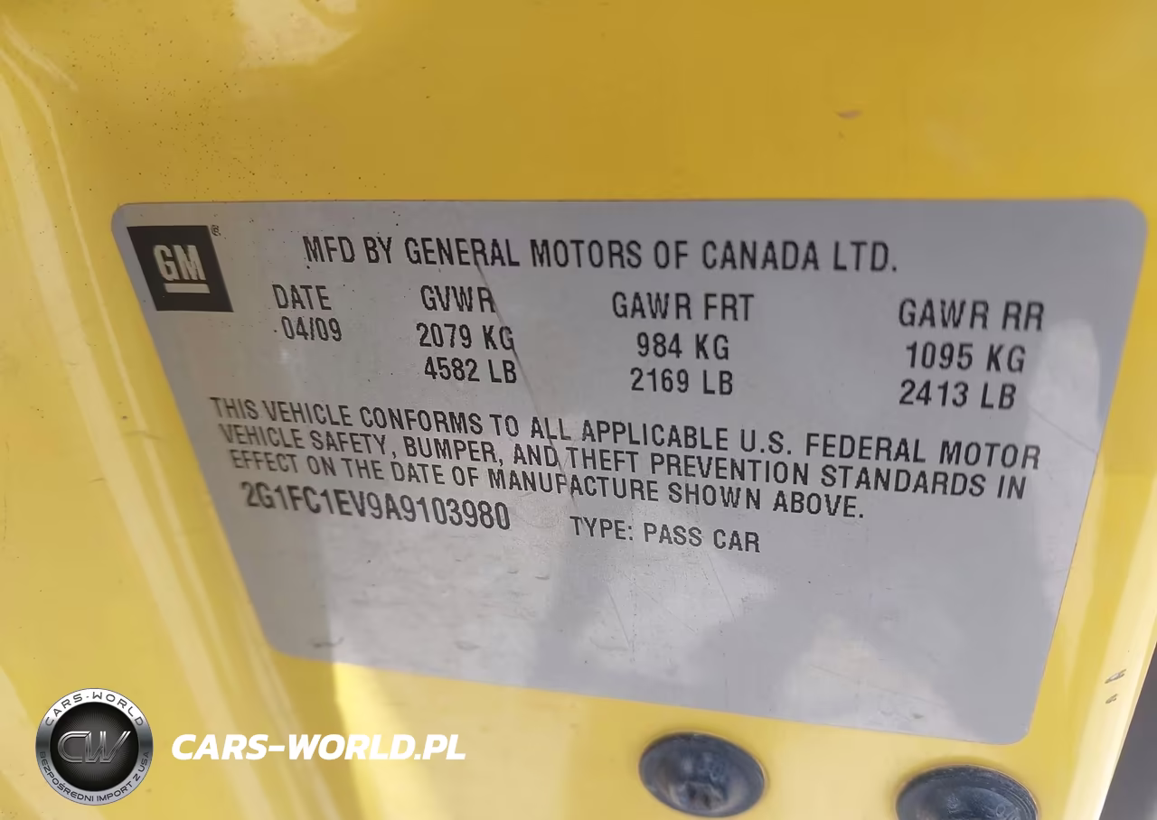 2010 Chevrolet Camaro 2Lt VIN:2G1FC1EV9A9103980 - 9