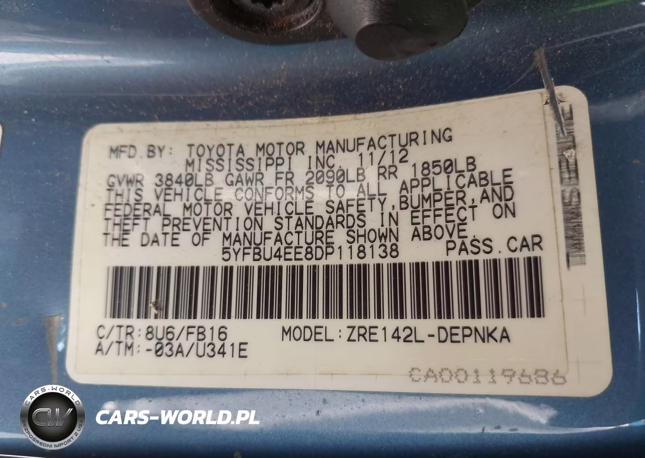 2013 Toyota Corolla Le VIN:5YFBU4EE8DP118138 - 9
