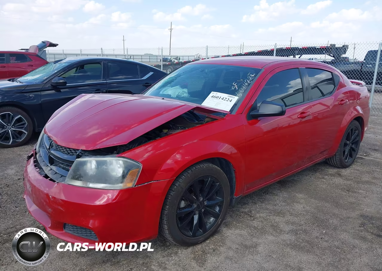 2014 Dodge Avenger Se VIN:1C3CDZAB1EN227671 - 2