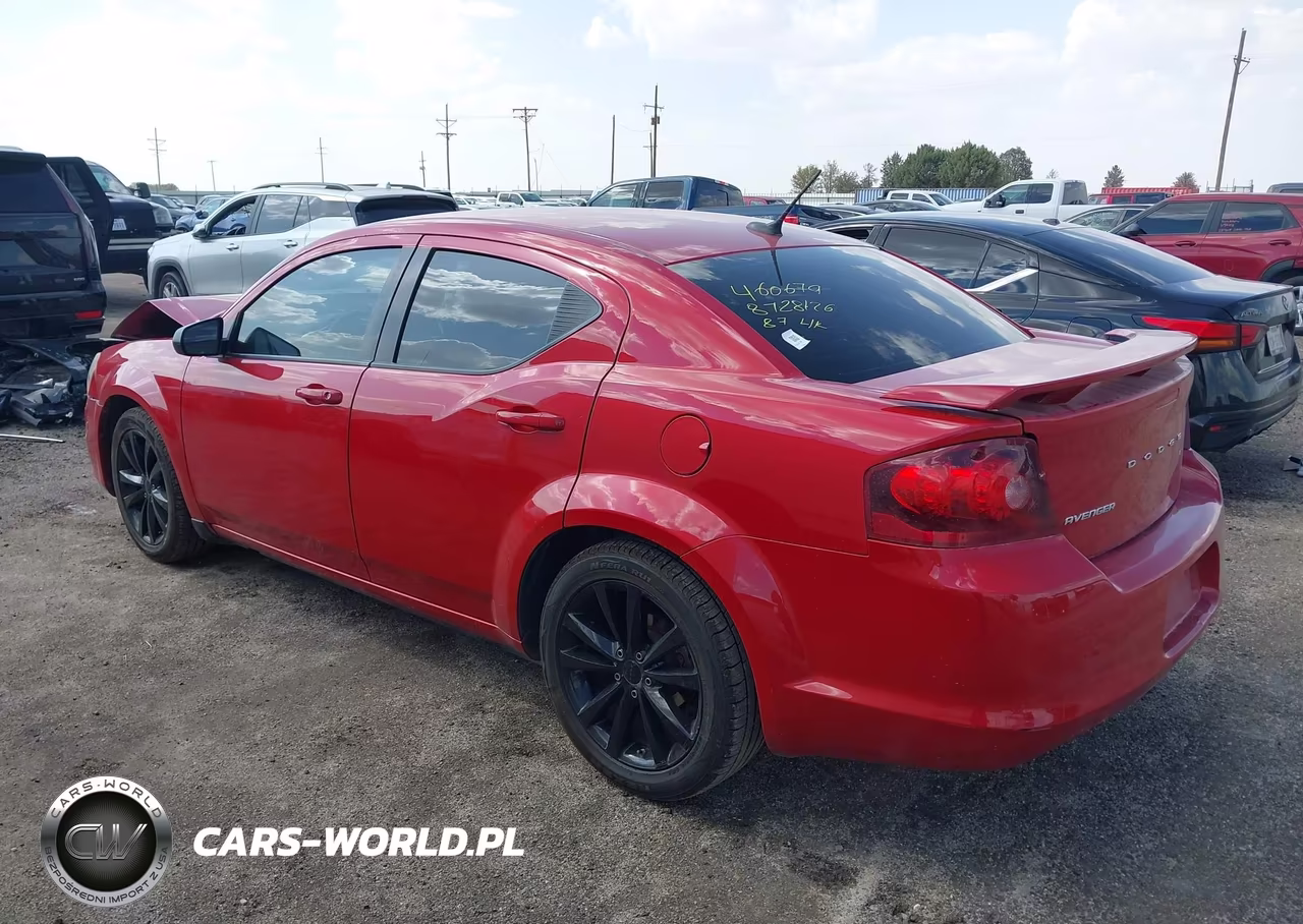 2014 Dodge Avenger Se VIN:1C3CDZAB1EN227671 - 3
