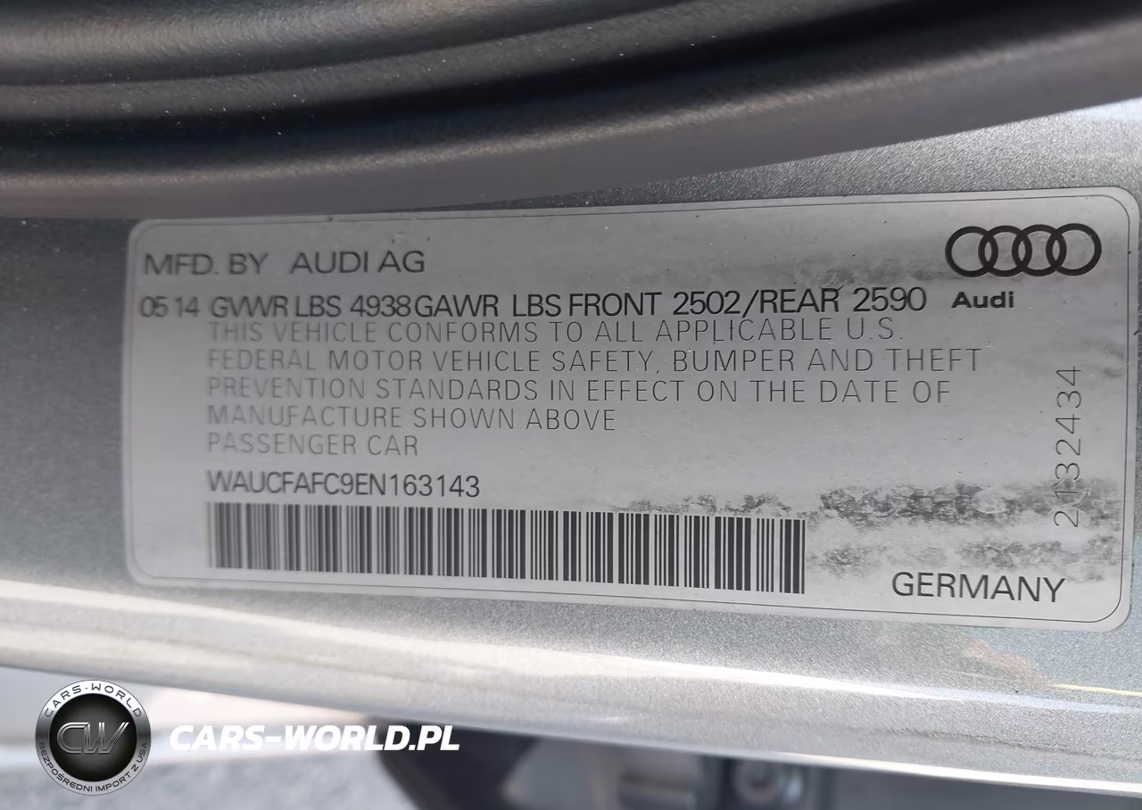2014 Audi A6 2.0T Premium VIN:WAUCFAFC9EN163143 - 9