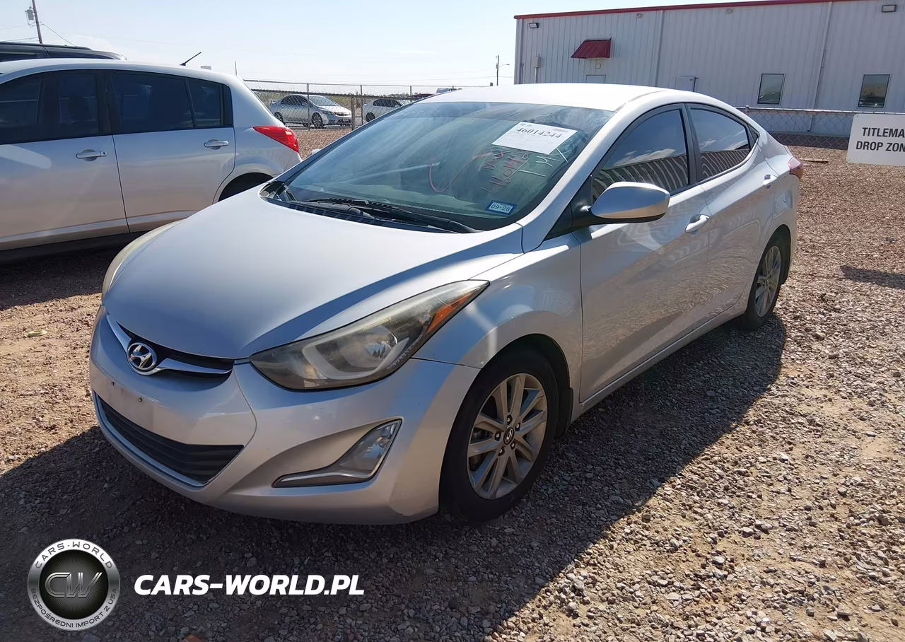 2016 Hyundai Elantra Se VIN:KMHDH4AEXGU487962 - 2