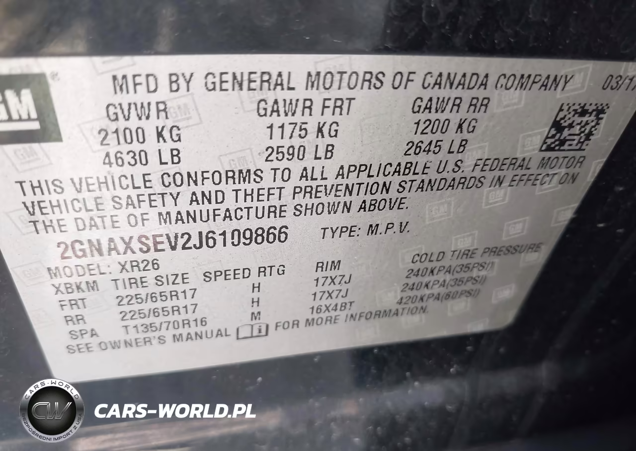 2018 Chevrolet Equinox Lt VIN:2GNAXSEV2J6109866 - 9