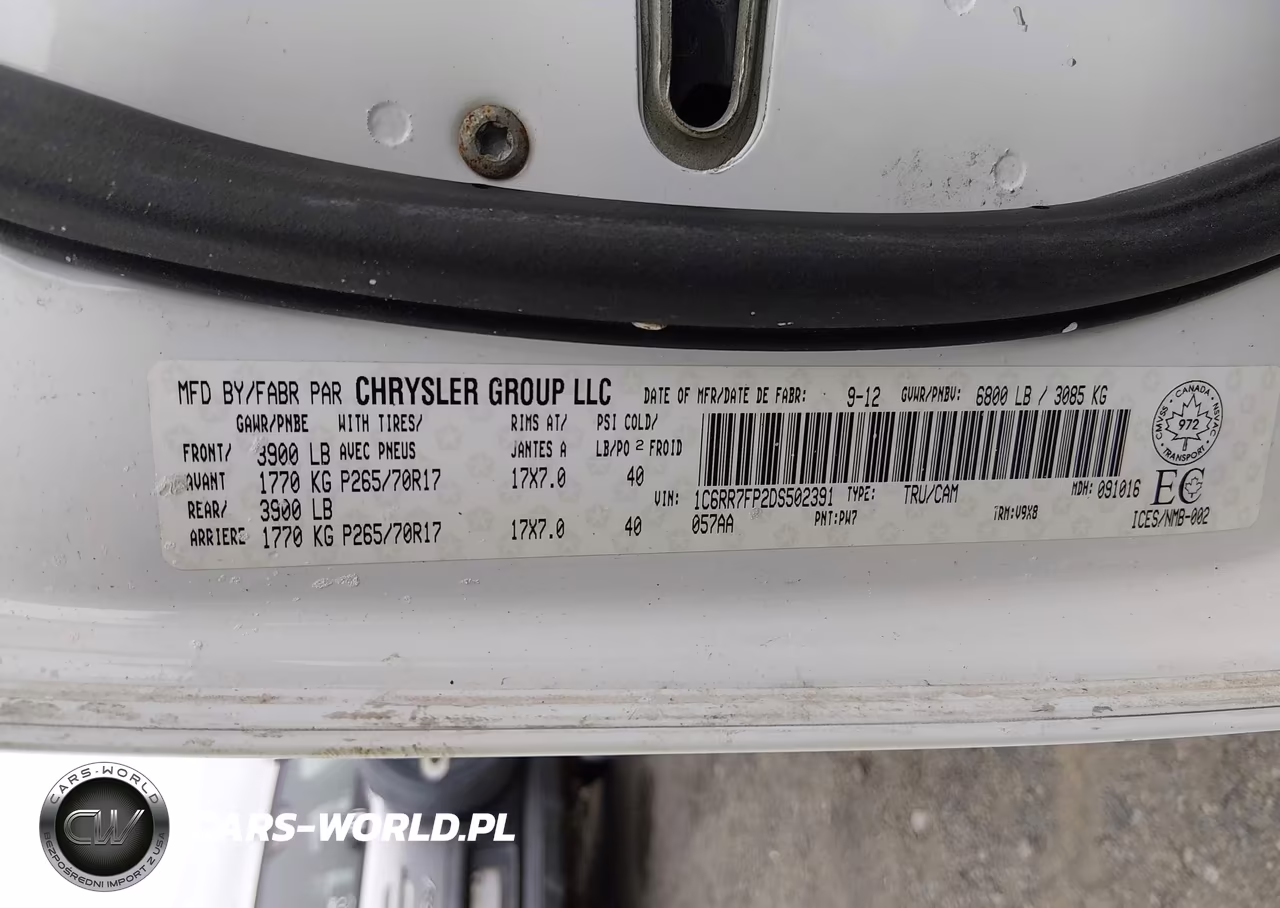 2013 Ram 1500 St VIN:1C6RR7FP2DS502391 - 9
