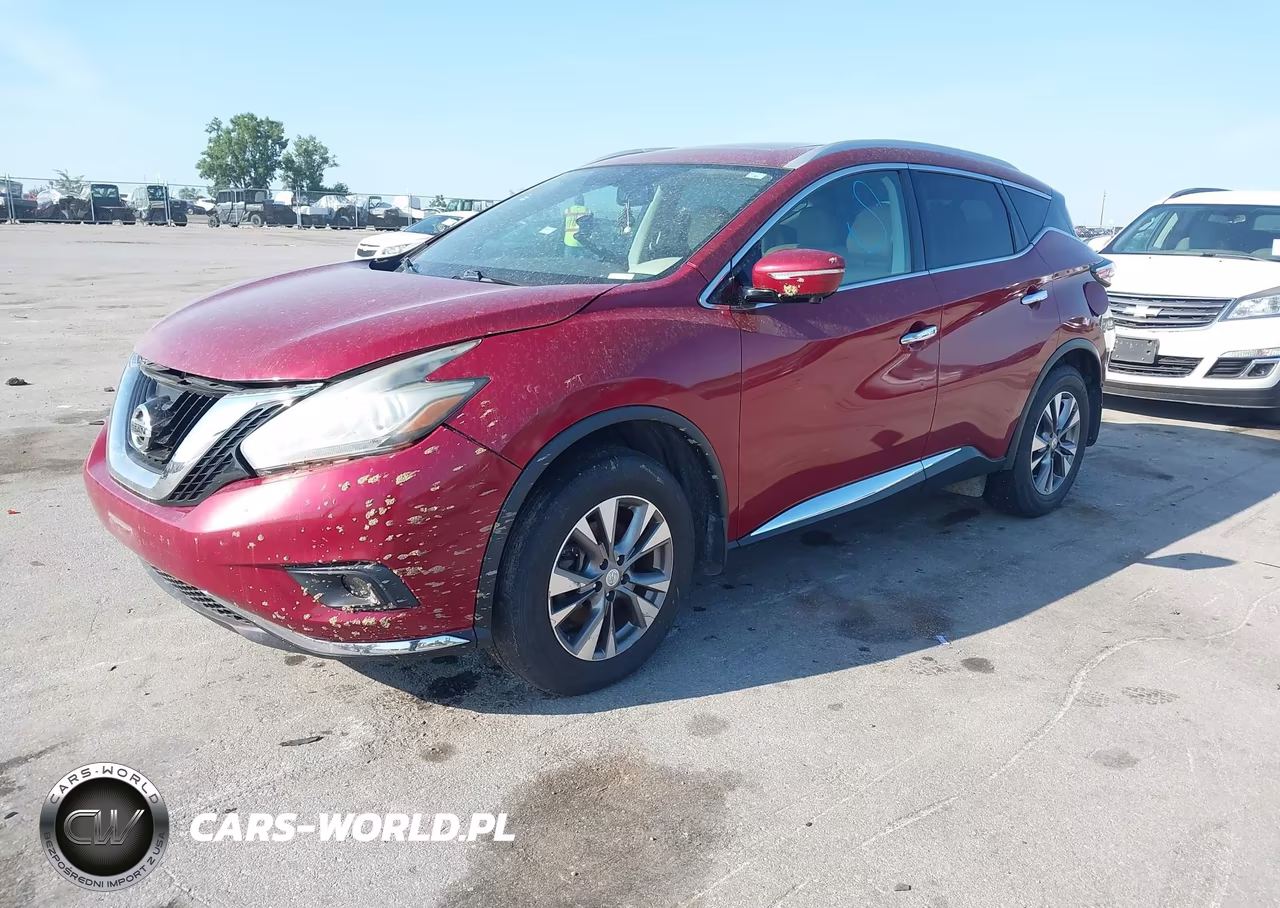 2015 Nissan Murano Sl VIN:5N1AZ2MHXFN220386 - 2