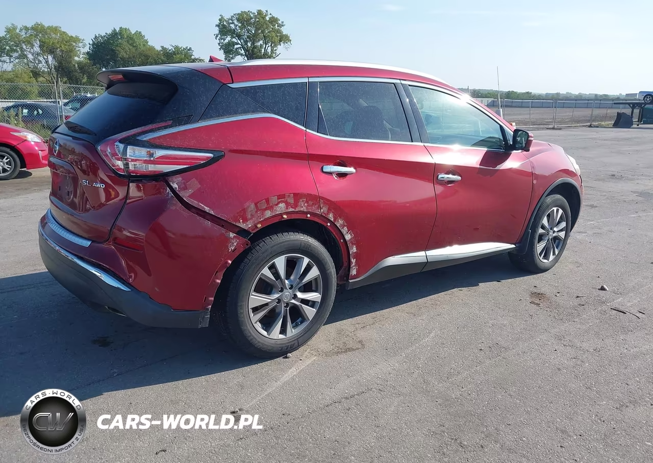 2015 Nissan Murano Sl VIN:5N1AZ2MHXFN220386 - 4