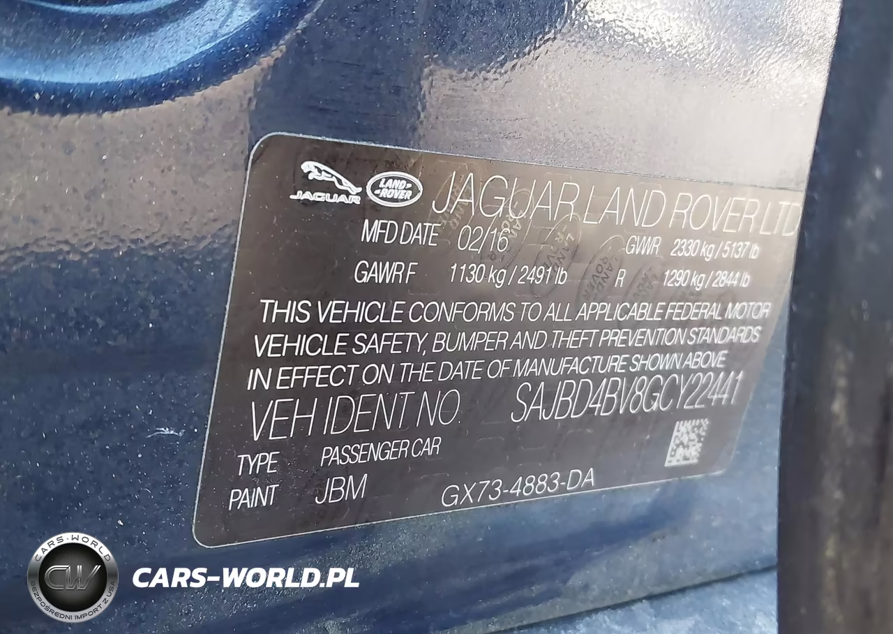 2016 Jaguar Xf 35T Premium VIN:SAJBD4BV8GCY22441 - 9