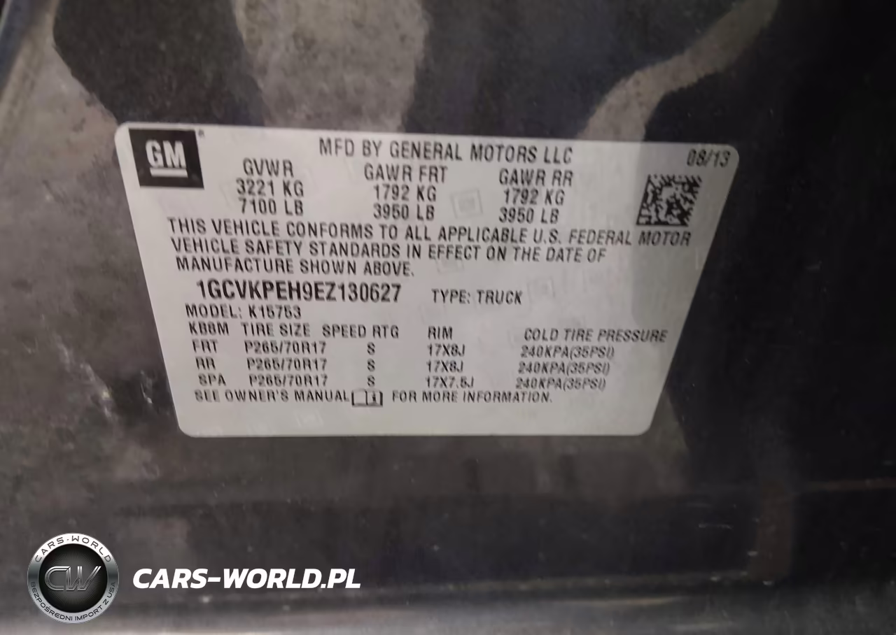 2014 Chevrolet Silverado 1500 Work Truck VIN:1GCVKPEH9EZ130627 - 9