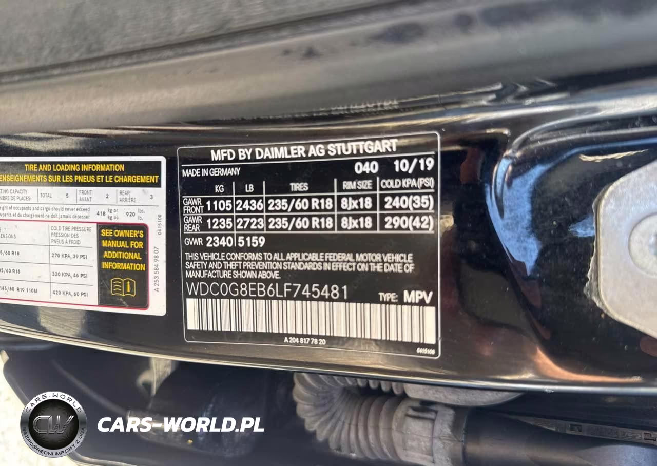 2020 Mercedes-Benz Glc 300 4Matic VIN:WDC0G8EB6LF745481 - 9