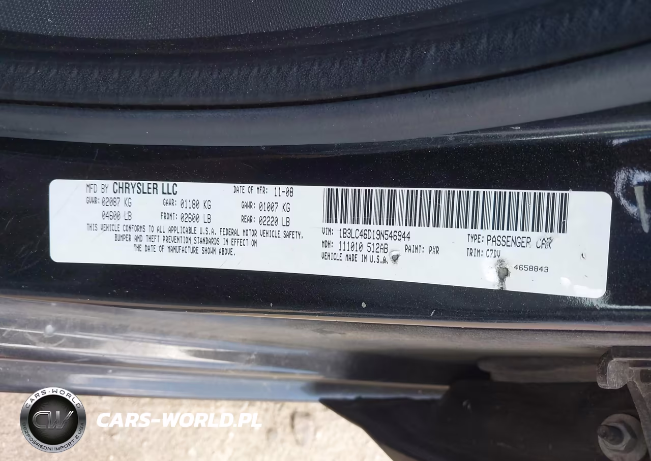 2009 Dodge Avenger Se-Sxt VIN:1B3LC46D19N546944 - 9