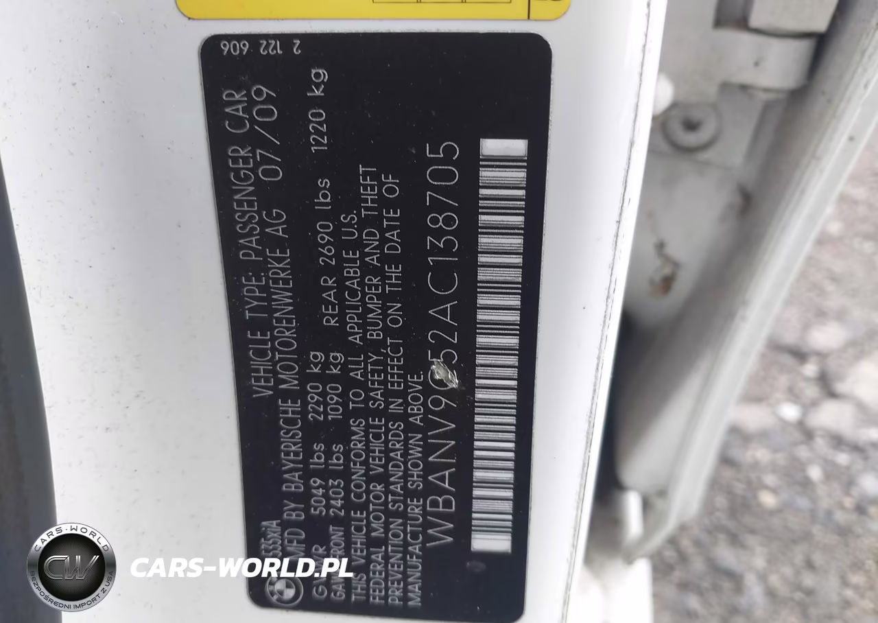 2010 BMW 535I xDrive VIN:WBANV9C52AC138705 - 9