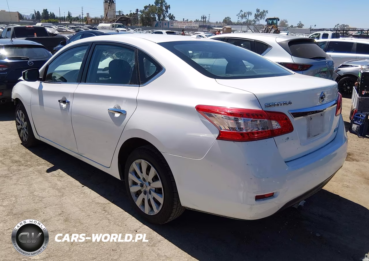 2013 Nissan Sentra Sv VIN:3N1AB7AP9DL776447 - 3