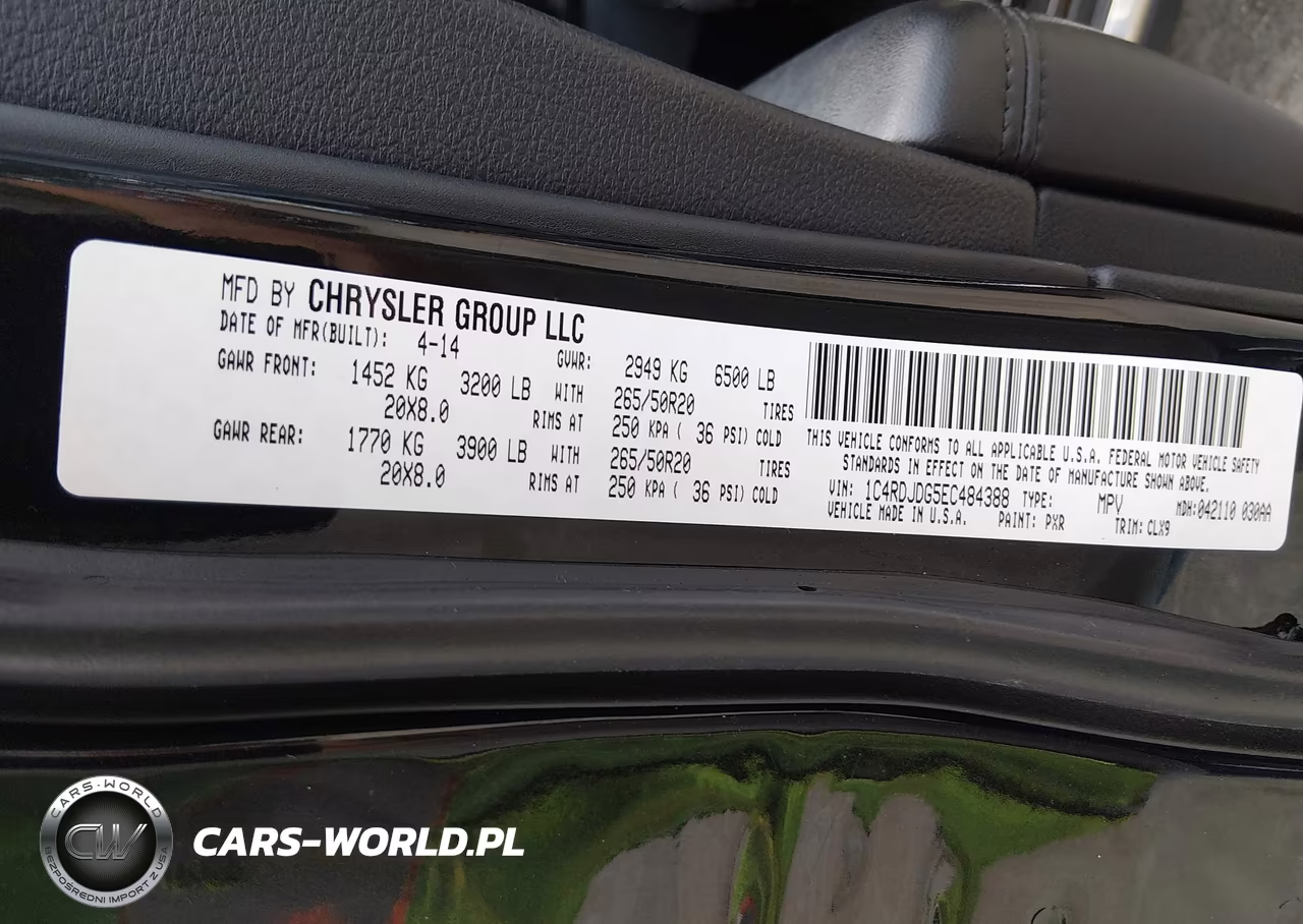 2014 Dodge Durango Limited VIN:1C4RDJDG5EC484388 - 9
