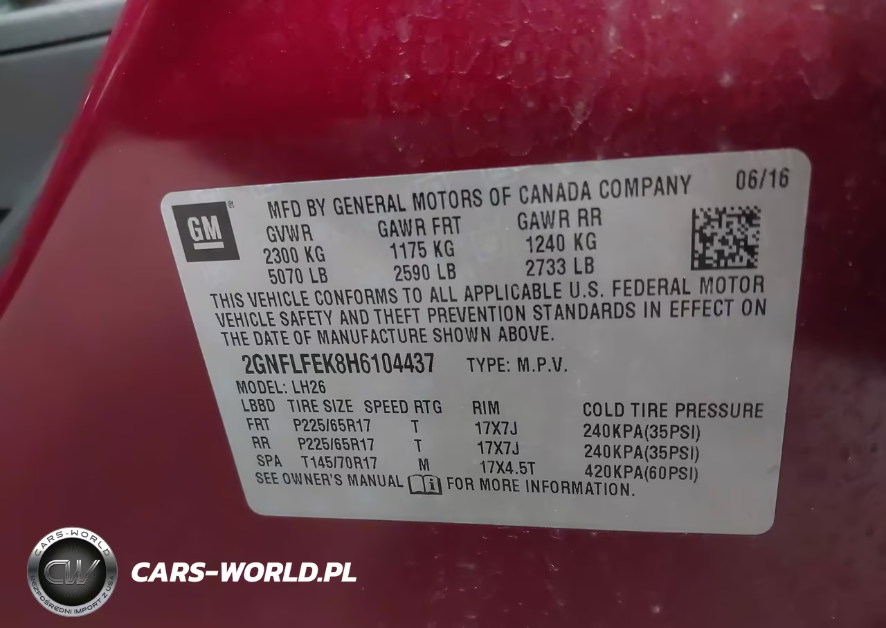 2017 Chevrolet Equinox Lt VIN:2GNFLFEK8H6104437 - 9