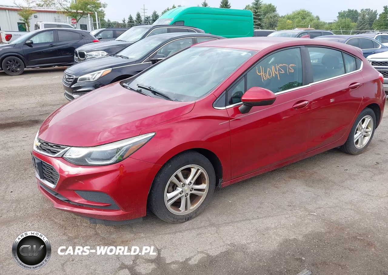 2017 Chevrolet Cruze Lt Auto VIN:3G1BE6SM0HS527191 - 2