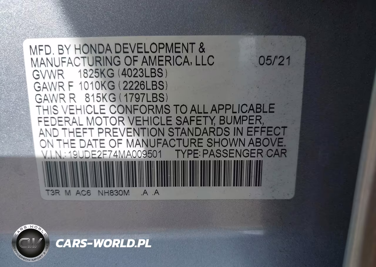 2021 Acura Ilx Premium Package-Technology Package VIN:19UDE2F74MA009501 - 9