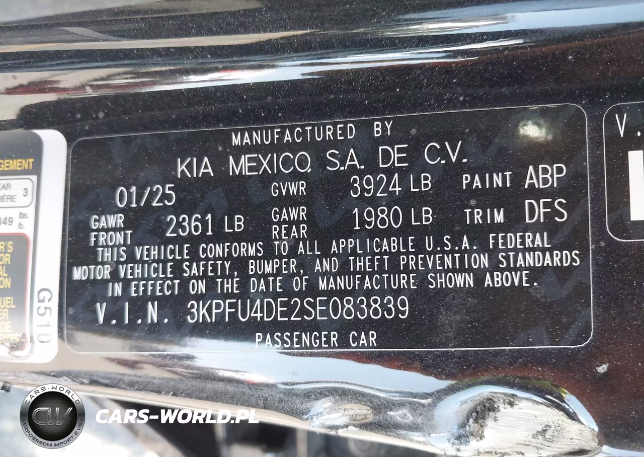 2025 Kia K4 Ex VIN:3KPFU4DE2SE083839 - 9