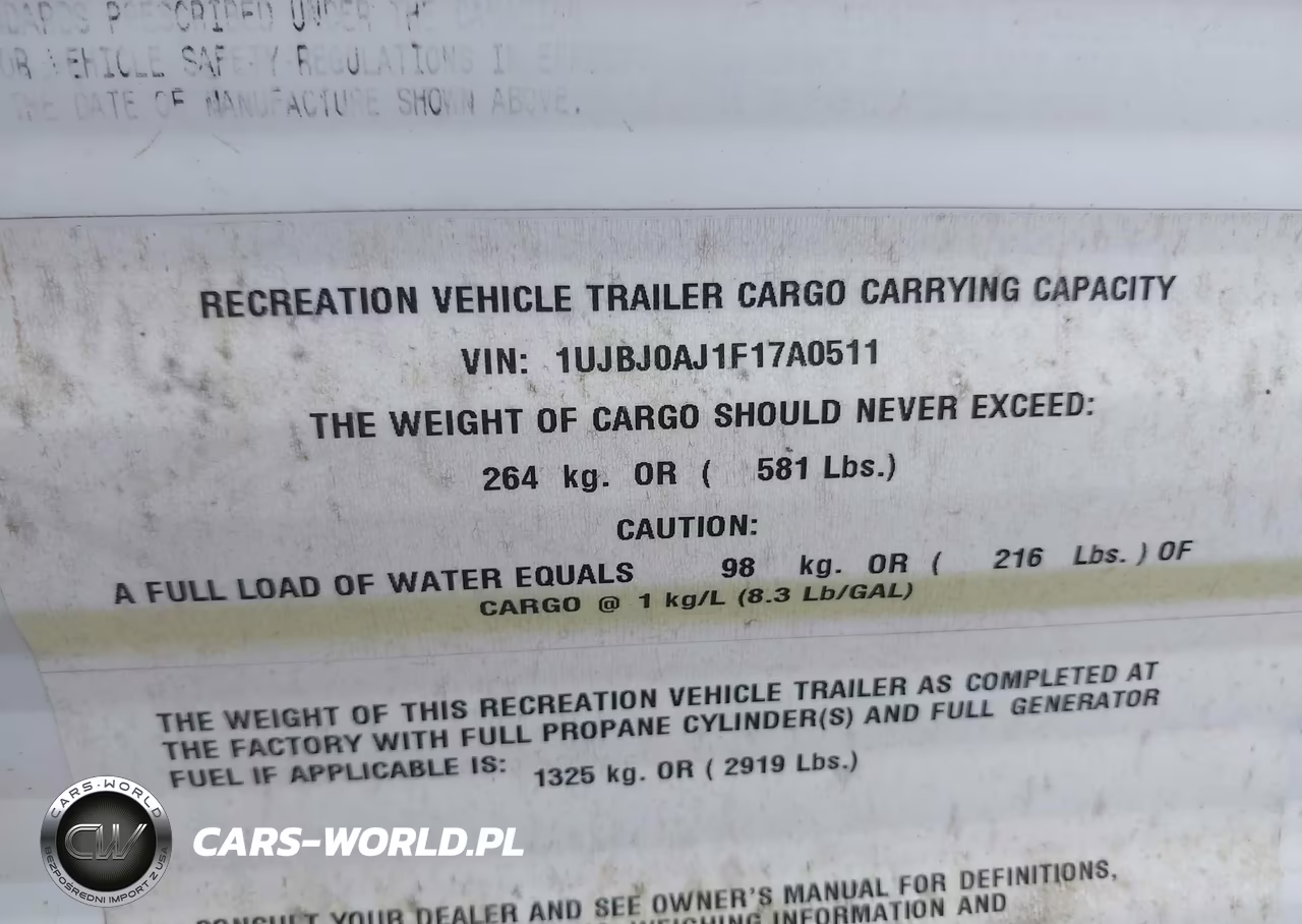 2015 Jayco Camper VIN:1UJBJ0AJ1F17A0511 - 9