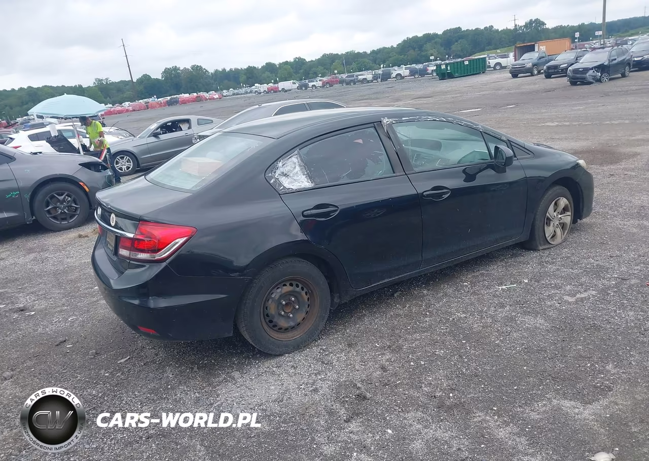 2014 Honda Civic Lx VIN:2HGFB2F59EH509088 - 4