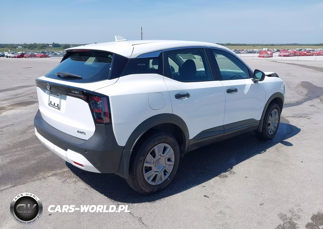 2025 Nissan Kicks S Intelligent Awd VIN:3N8AP6BB8SL317794 - 4