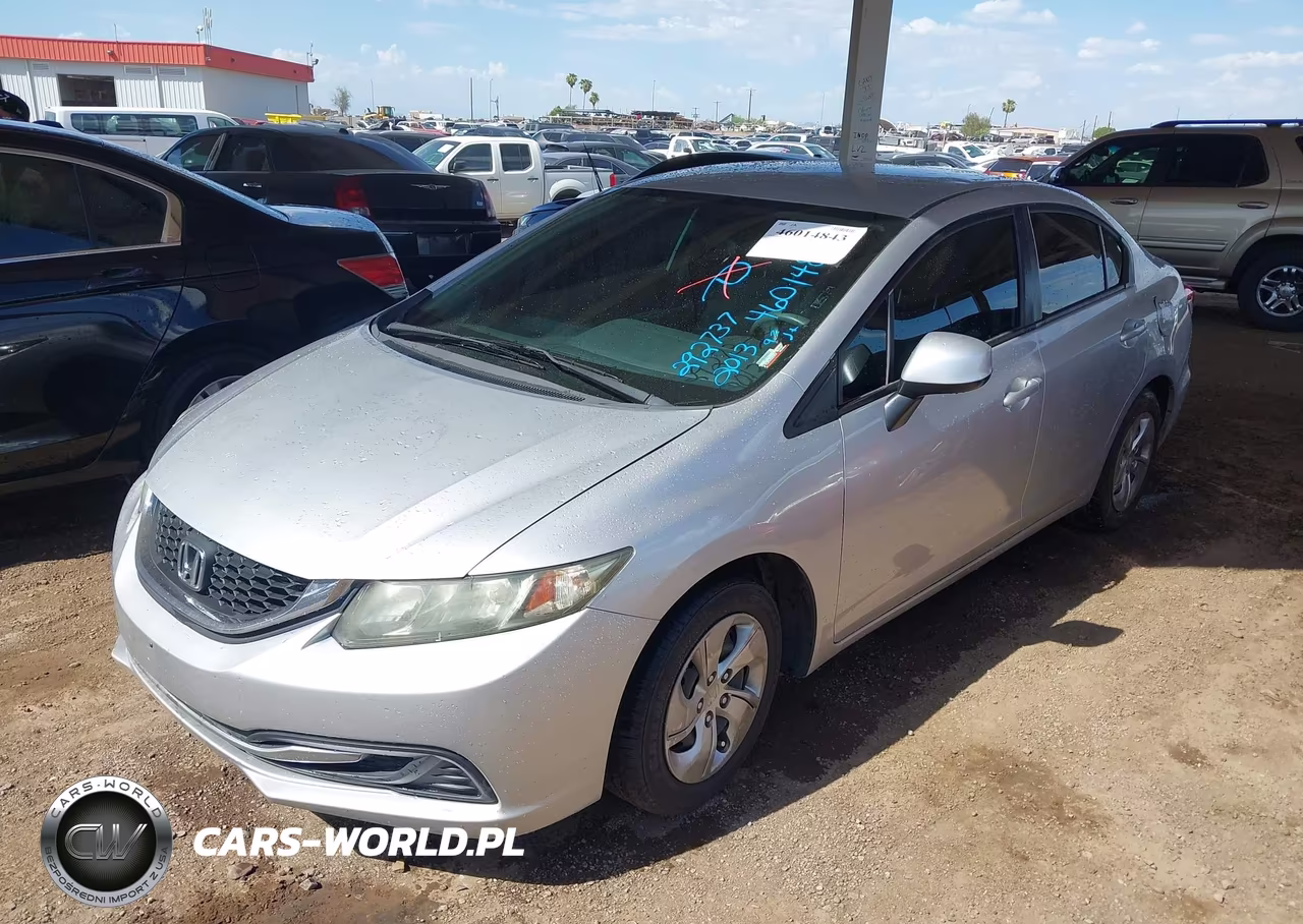 2013 Honda Civic Lx VIN:19XFB2F56DE292737 - 2