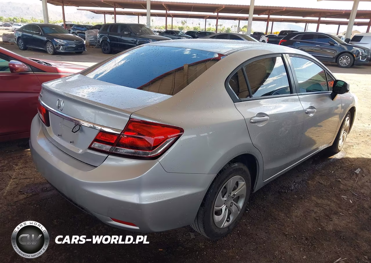 2013 Honda Civic Lx VIN:19XFB2F56DE292737 - 4