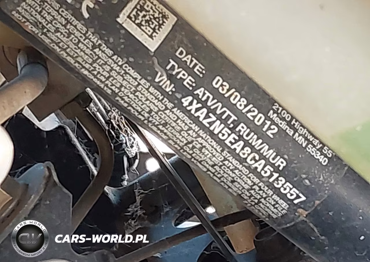 2012 Polaris Sportsman 550 VIN:4XAZN5EA8CA513557 - 10